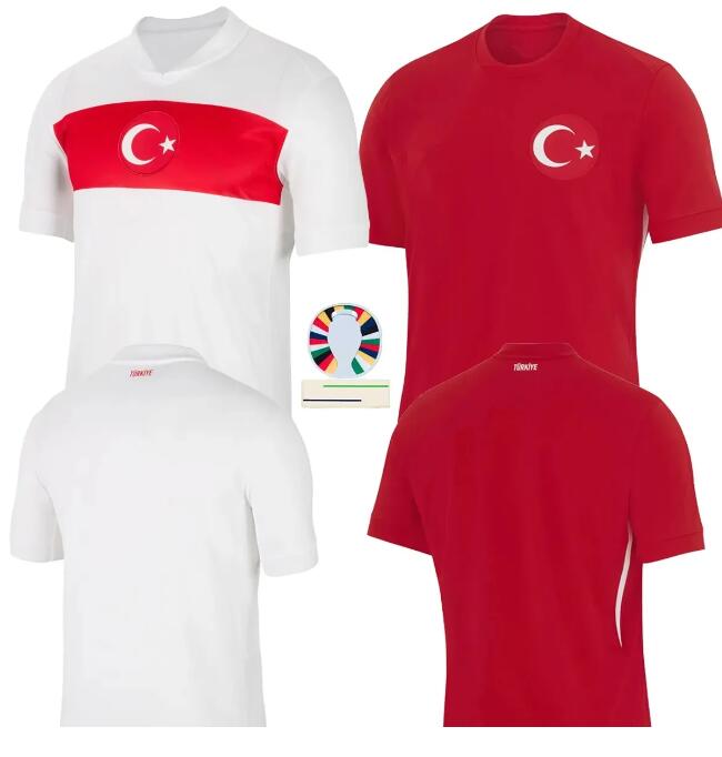 2024 2025 Turkiye Soccer Jersey E Cup Turkey National Team Home Away DEMIRAL Kokcu YILDIZ ENES calhanoglu Football Shirts Kit 