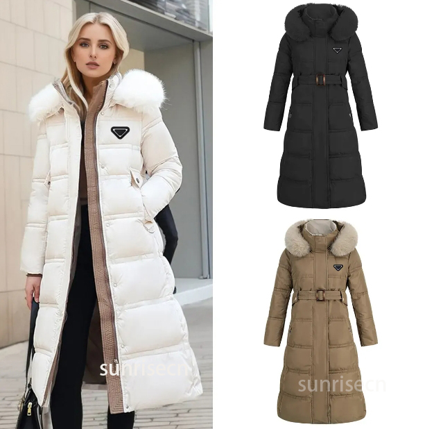 Designer Down Jacket Womens Long Coats Fashion Winter Jackets Fur Collar Top Female autumn Large Coats Puffer Jacket