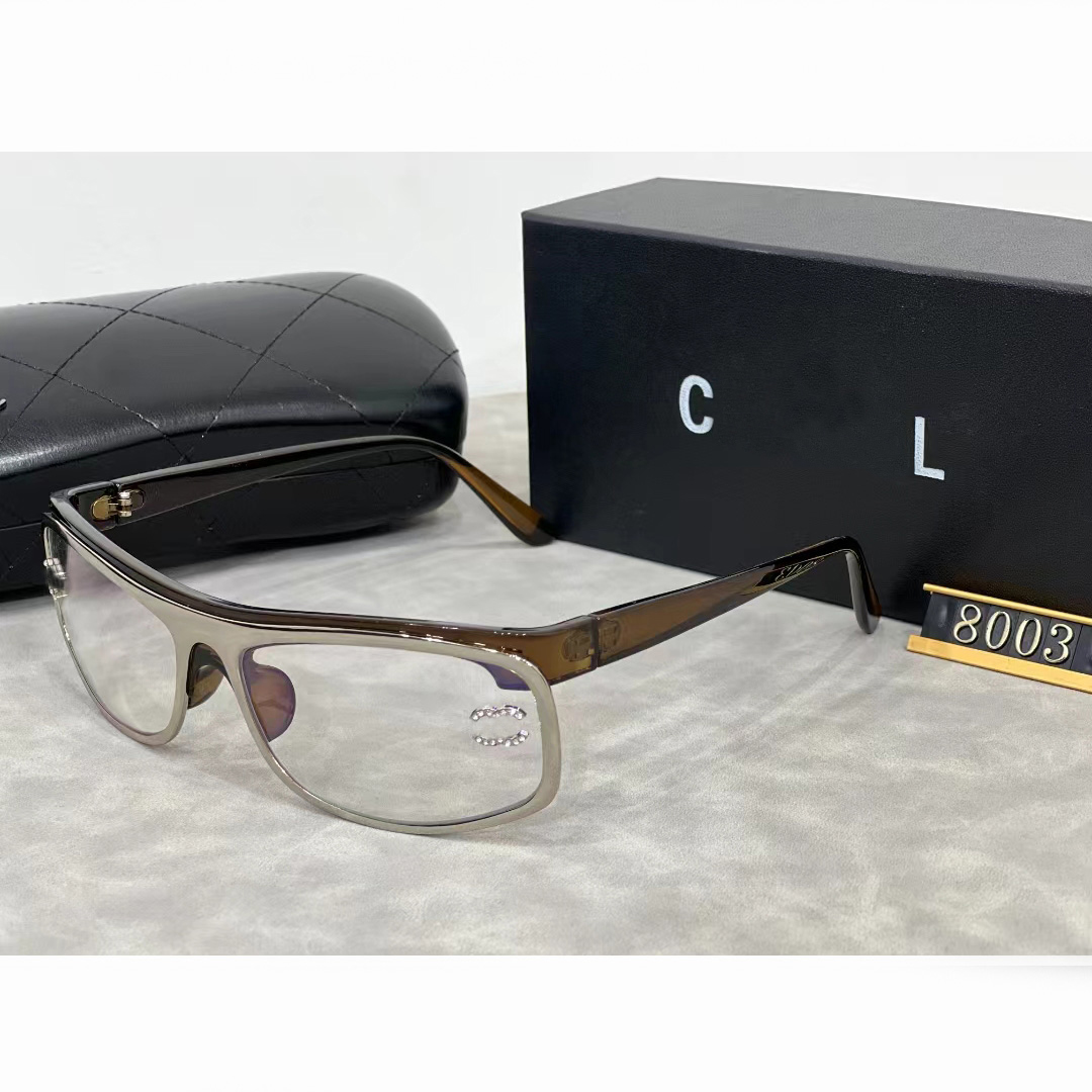 Designer Chanells Glasses Channelsunglasses Cycle Luxury Fashion New Anti Glare Mens Womens Vintage Baseball Sport Sunglasses Brand Original Set Box