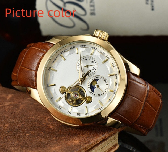 Tiss Wrist Watches for 2026 Mens Watches Five needles Tourbillon Automatic mechanical Wastch High quality Top Luxury Brand Leather Belt Fashion desi