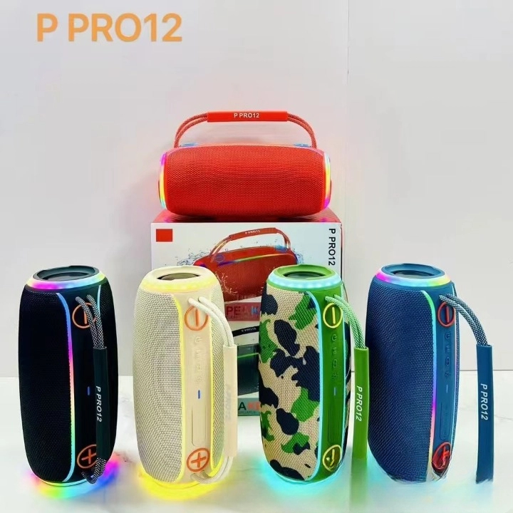 2024 JB P PRO12 speaker wireless Bluetooth speaker portable waterproof sports bass outdoor stereo music-image-1045894635