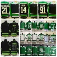 2022 Reverse Retro 14 Jamie Benn Hockey Jerseys 91 Tyler Seguin 4 Miro Heiskanen Winter Classic Stitched Jersey Green 21 Jason Robertson 2.0