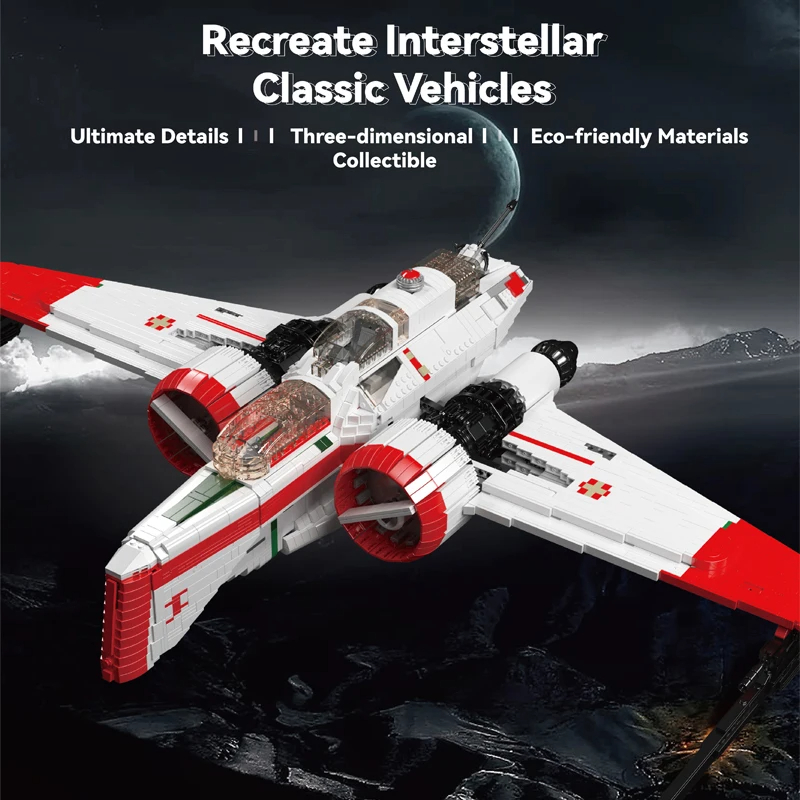 The MOC ARC-170 Starfighter Building Block Mould King 21044 Star Destroyer Model Assembly Spaceship Creative Toys Kids Christmas Birthday Gift-image-960499311