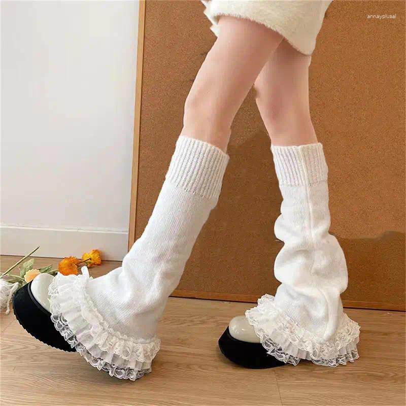 women socks 1 pair autumn winter retro spicy girl lace womens lolita jk horn tshaped elephant female-image-1103857476