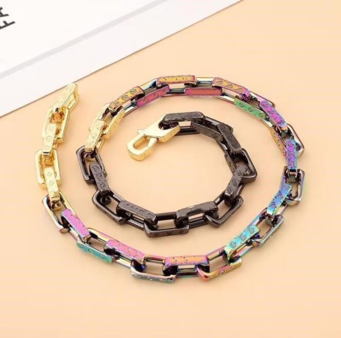 Paris Designer Jewelry Pendants Necklaces Charm monogram men women necklace Fashion Black gold Youth Chain Punk Bracelet-image-677041975