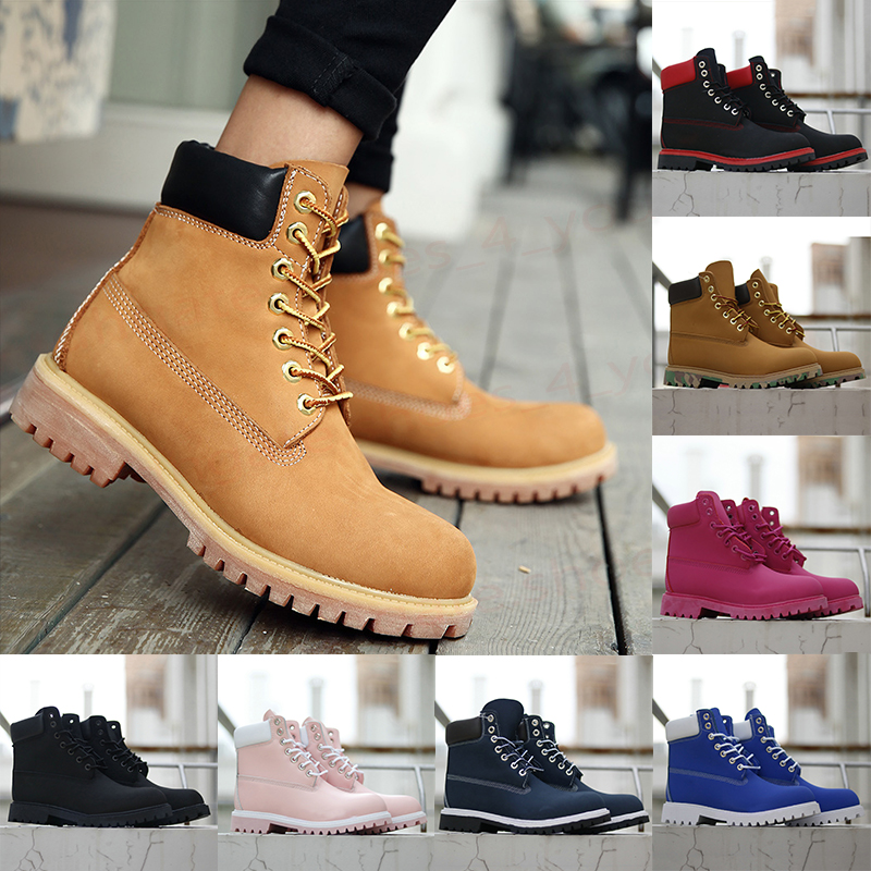 Timbers Boots Designer luxury Outdoors yellow boot for mens waterproof boots classic Martin Shoes cowboyboots Winter Military Hiking motorcycle s