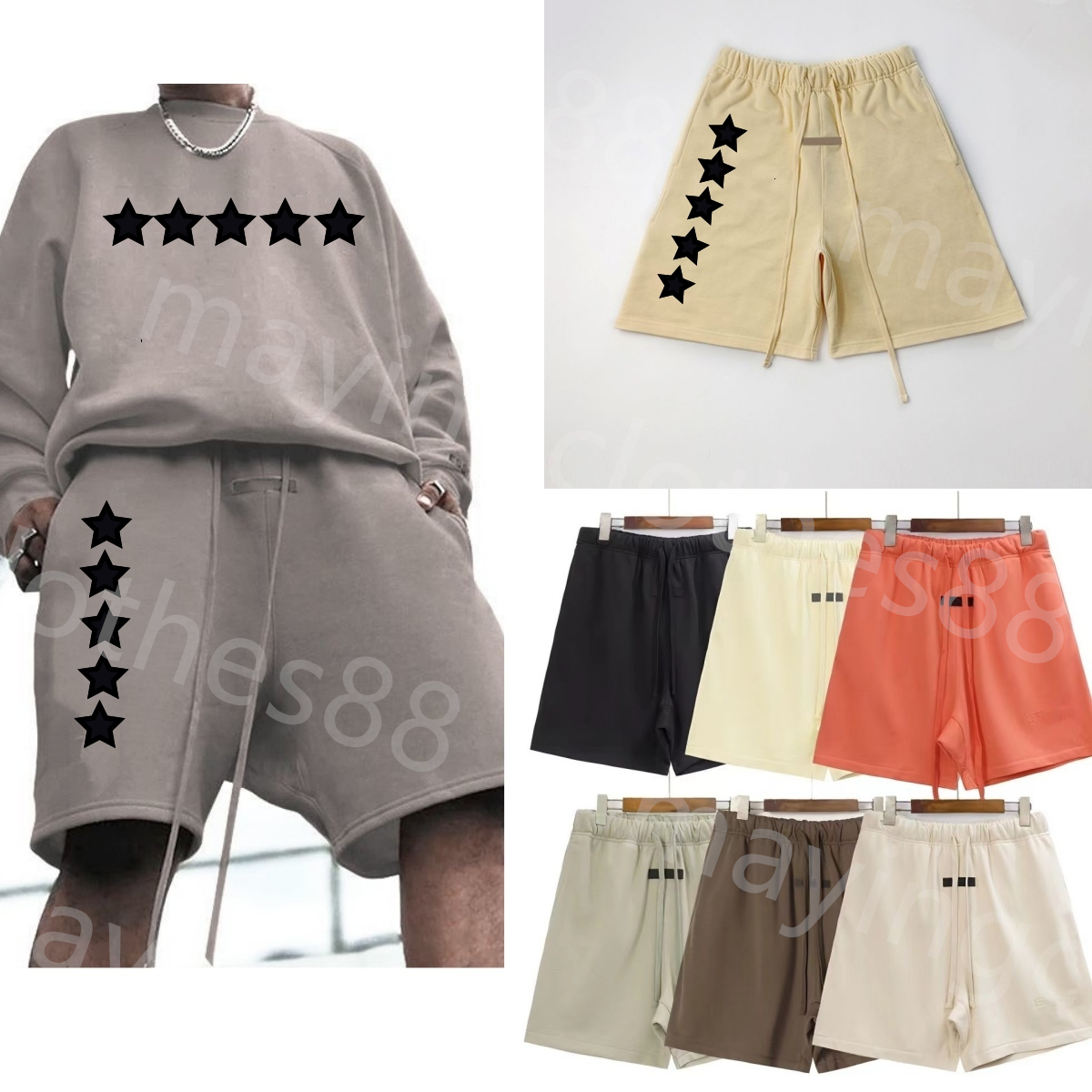 Shorts Mens Shorts Designer Shorts High Quality Cotton shorts pants sweatpants Letter pants Pullover Loose shirt basketball shorts Sport shorts m-image-947080790