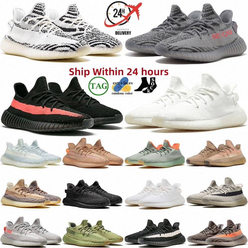 Chaussures de créateurs Boost Running Sneakers Trainers Homme Bone Onyx Steel Grey Womens Slate granit carbone noyau noir Salt rouge Tint blanc B