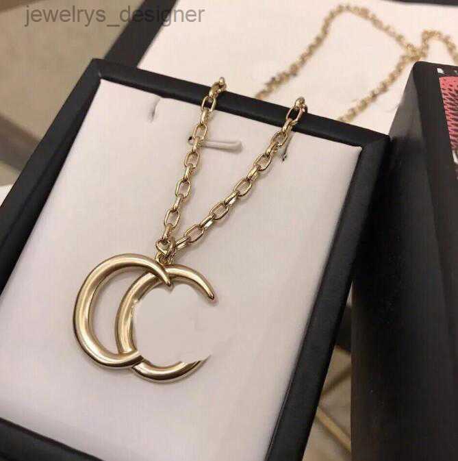 Collier de créateur Jewlery pour femmes Brand de bijoux Style classique Double lettre G WEME CLASSIQUE FOIRES FOIRE IMPIL BIENDRES