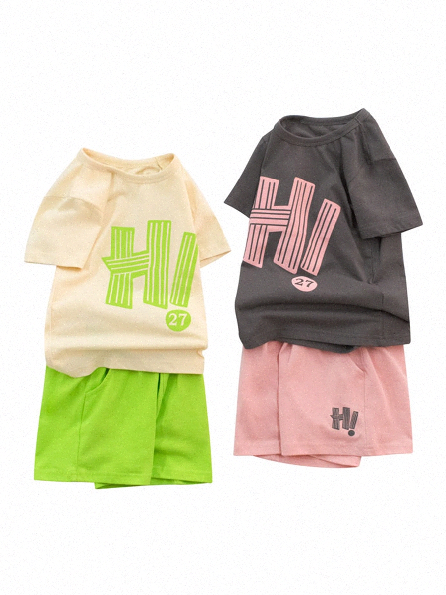 Baby clothing Sets summer T-shirts and shorts set Toddler Outfits Boy Tracksuit Cute winter Sport Suit Fashion Kids Girls Clothes 0-4 years p8Fh#-image-960430201
