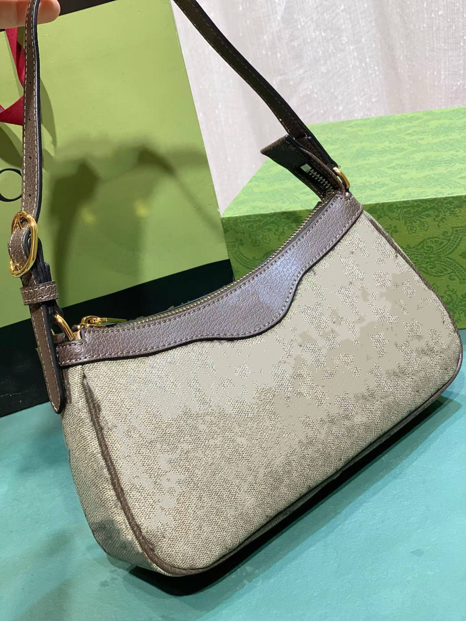 10A luxury mini handbag crossbody bag women's handbag high-quality chain wallet shoulder bag women's pink crossbody bag 735145