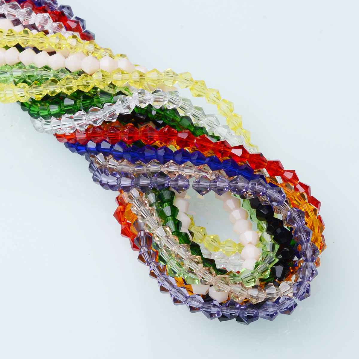 4mm crystal diamond beads DIY jewelry accessories loose beads 120pcs-image-960432451