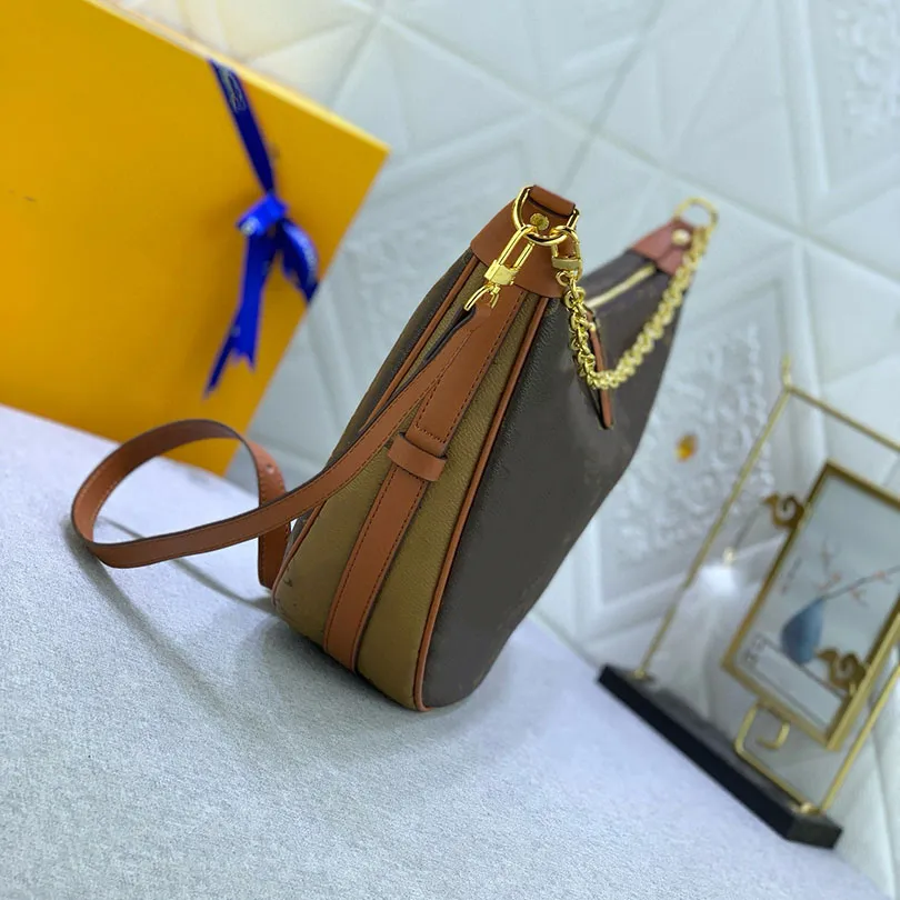 7A Luxury Designer Lousis Vouton Bags Matel LOOP Classic Women`s Moon Bag Leather Handheld Luxury Fashion Versatile Crossbody Shoulder Bag