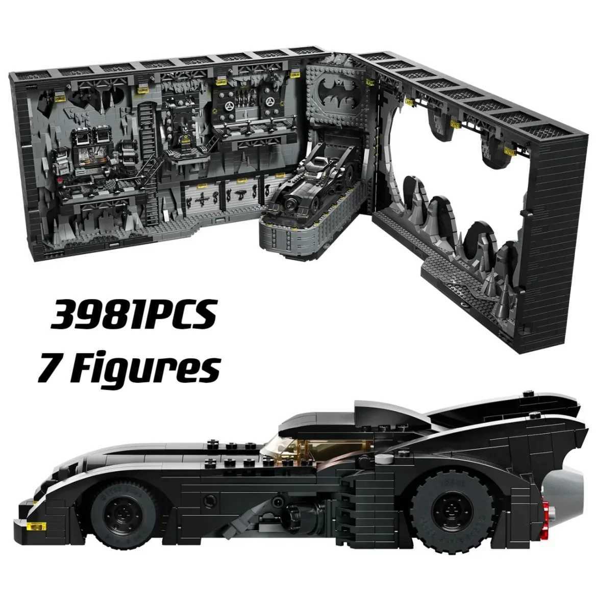 Blocks MINISO 3981pcs 76252 Batcave Shadow Box Famous Movie Building Blocks Childrens Boys Adult Birthday Gift 87075Y241112W1A6-image-1030943344