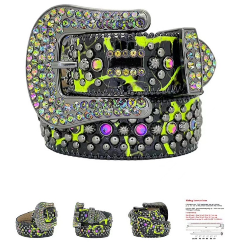 Fashion Classic Designer Bb Belts Simon For Men and Women Casual Shiny diamond belt Rhinestone Belt Bling Rhinestones Top-Quality as gift SIZE 10