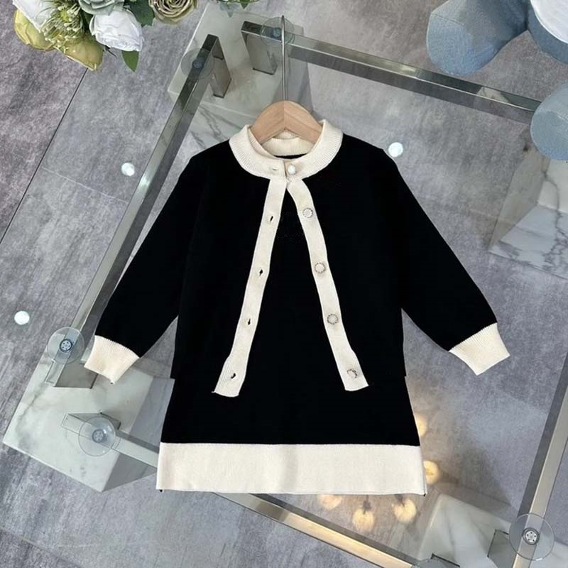 Baby Dress Girls Kids Designer Brand Clothes Toddlers skirt Sets Cotton Infant Clothing Sets sizes 73-160 O2ki#-image-952576206