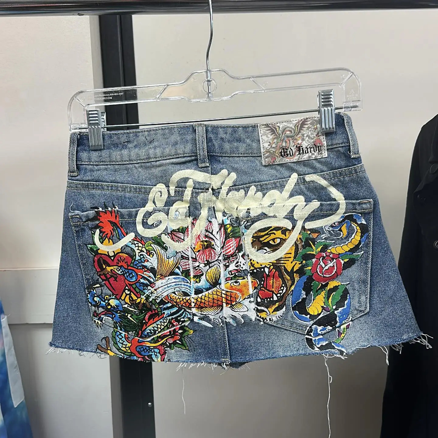 Womens Skirt Y2k Harajuku Gothic Hip Hop Letter Print Vintage Blue Denim Skirt sweet High Waist Slim Gothic Mini Short Skirt 240403CJ