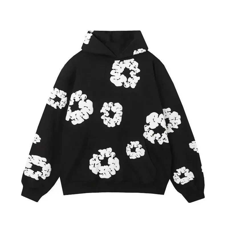 Sweats à capuche Sweats à capuche pour hommes et femmes T-shirt unisexe rétro décontracté doux Pull chemise de sport motif de fleurs imprimé vête
