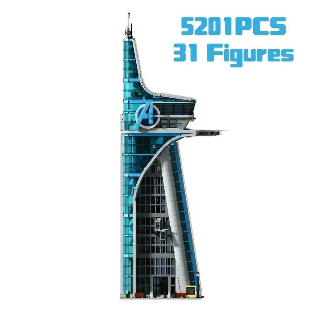 Blocks 2024 New 76269 Classic Tower Battle 5201 Building Bricks Street View Christmas GiftsY241112TZFF-image-1030930054