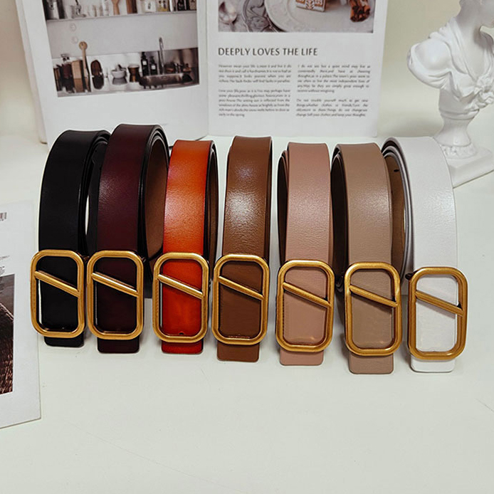 ceinture de créateur ceinture de luxe ceintures de créateurs pour femmes pour hommes courroie standard Longueur Gold Letters Fine en cuir ceintur