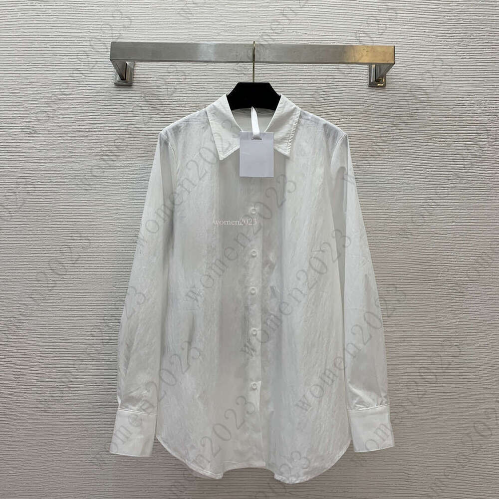 Chemise de marque femmes Blouse designer femmes chemises femme mode lettre impression LOGO vacances voyage chemise à revers décontractée blouses