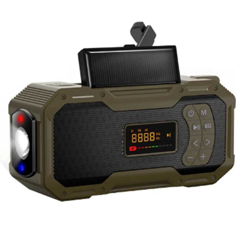 Radio Emergency Weather Ras Hand Crank Solar Speaker Portable AM FM Ra 5000Mah Battery Powered Waterproof Easy To Use Z241106-image-1030963275