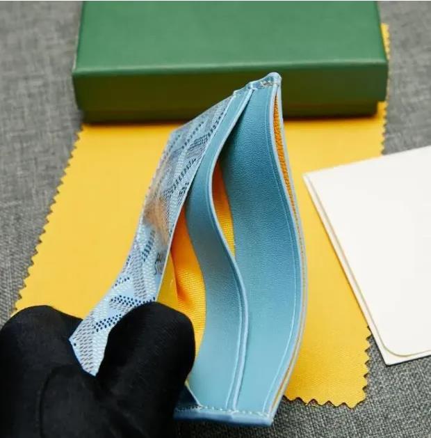 Portefeuille de concepteur 10A avec boîte d'origine Passeport Souchée ID Carte de carte de boîtier Pocket Femmes Men Sac Vintage Cold Holder Cred