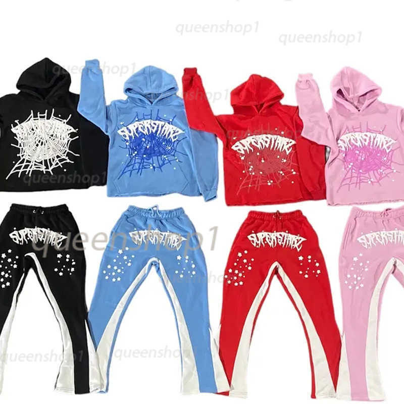 Tracksuits Designer Tracksuit Automne Spider Tracksuit 2 pièces Set Sweat Sweat Sweatshirt and Pantal