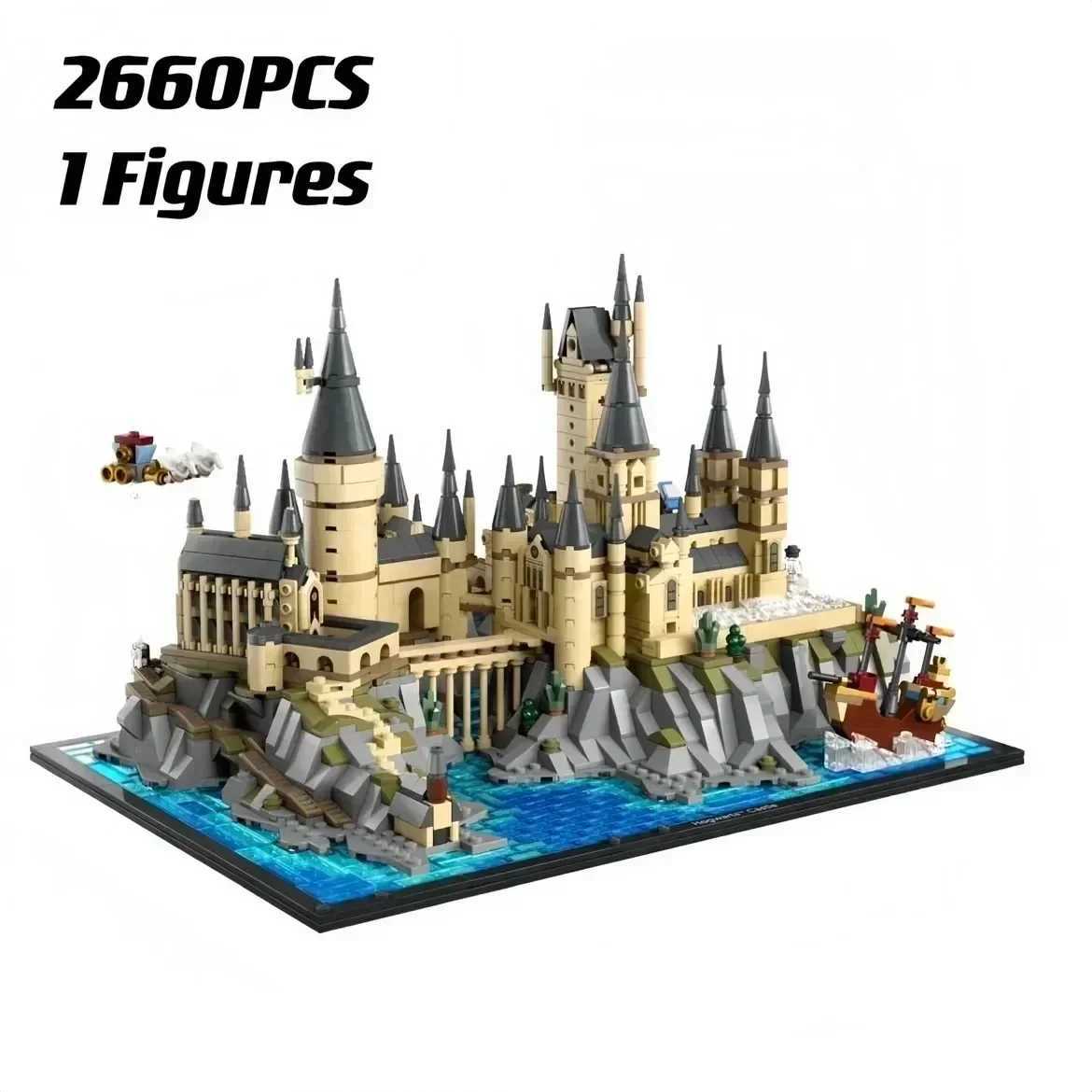 Blocks Hogwarts Castle and Ground Building Block Set Creative Adult Gift Can Build Display Models Harry CollectionY241112433F-image-1030930981
