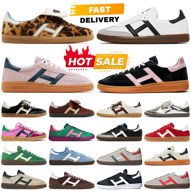 2024 spezial outdoor shoes for men women originals designer sneakers Adv Wales Bonner Leopard Pink Velvet Black White Gum mens womens outdoor spo