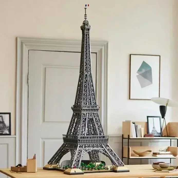 Blocks Inventory new 2022 1.5M Eiffel Tower 10307 10001 pieces of Paris architectural model building block set adult and childrens toy gift setY2-image-1030929298