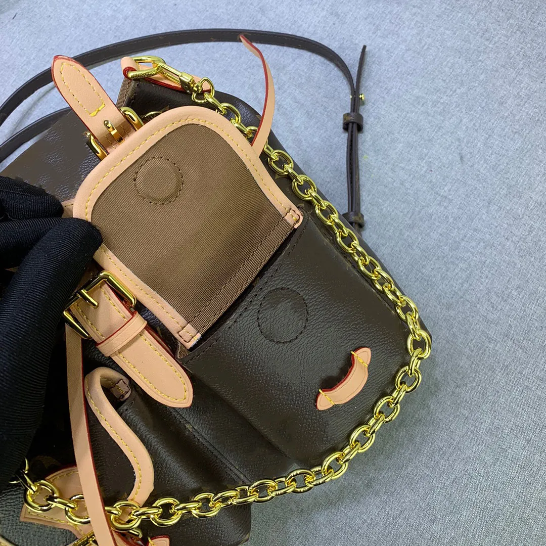 2024 High Quality Designer Bag Backpack Excursion Genuine Leather Women`s Soft Leather Mini Backpack Handbag Luxury Mini Book Bag with Multiple Pockets