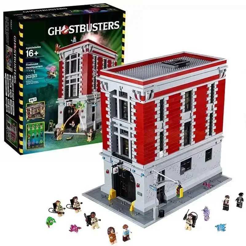 Blocks Inventory 4634Pcs City Street View Fire Headquarters 16001 Building Kit DIY 75827 Childrens Birthday GiftY241112WDQR-image-1030949631