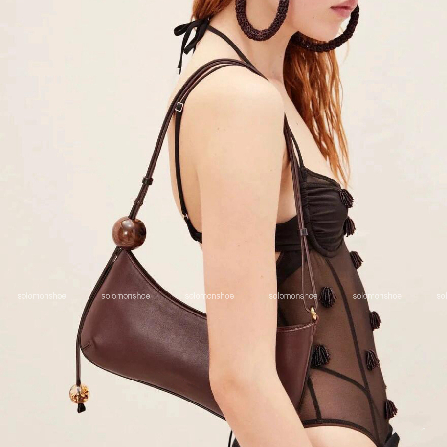 Sac de créateur de sac Bisou Le Bambino Chiquito sac sac vintage sac à main sous les bras en daim givré un épaule portefeuille de luxe portefeuil