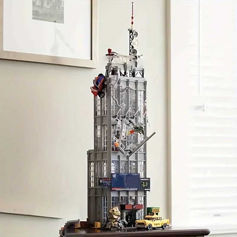 Blocks 3772 pieces of daily horn newspaper office building compatible with 76178 building blocks anniversary commemorative set childrens birthday-image-1030930490