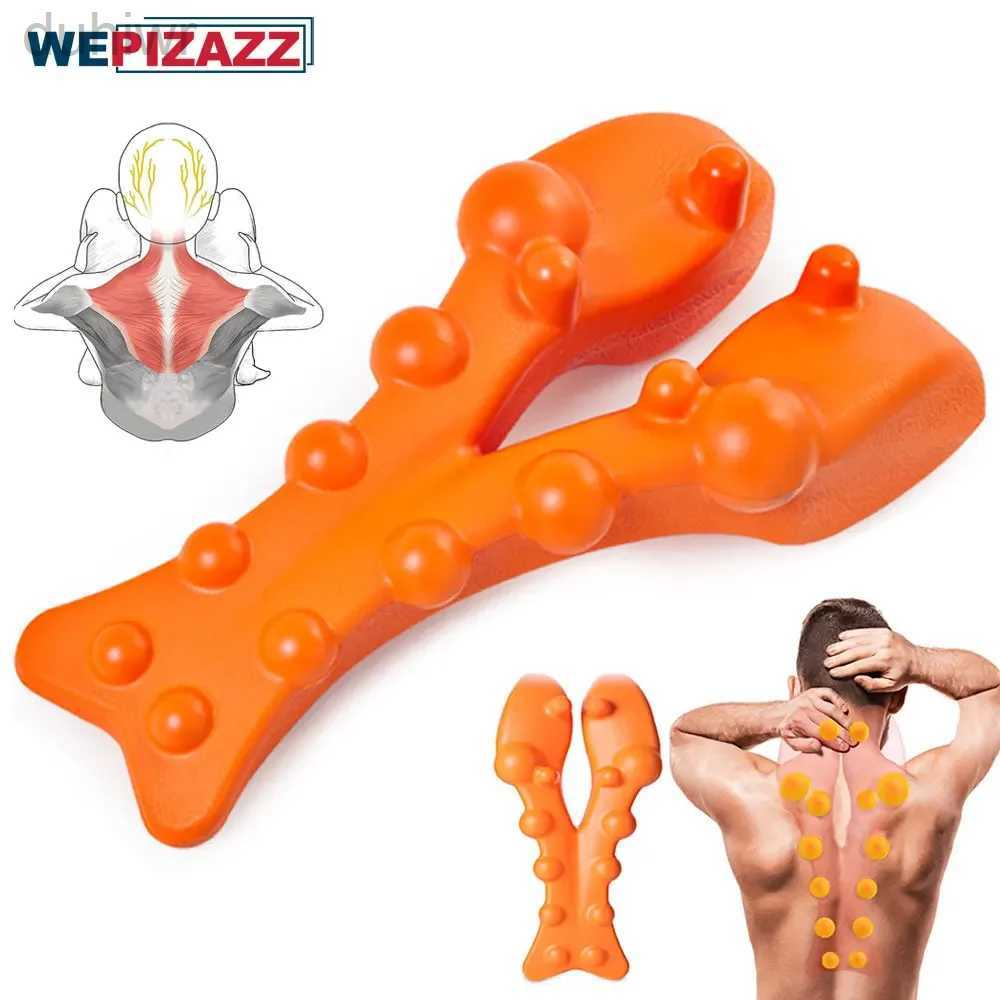 Full Body Massager Trapezius Trigger Point Massager Release Neck and Shoulder Pain Hunchback Corrector Relieve Upper Back Pain Tension Headache 2-image-961150475