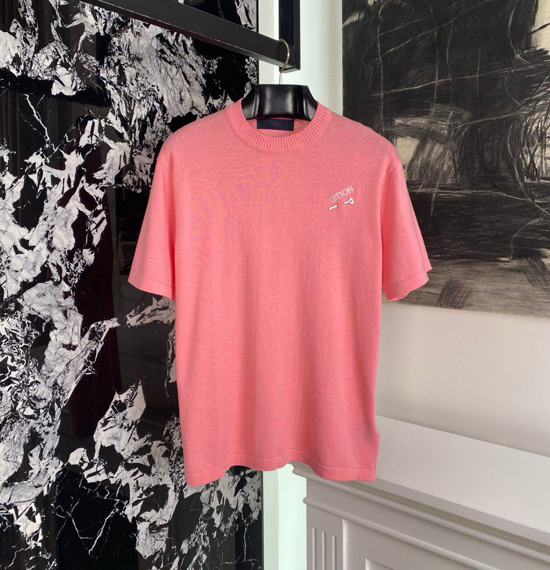 Men's Plus Tees & Polos Round neck embroidered and printed polar style summer wear with street pure cotton w22-image-844674788