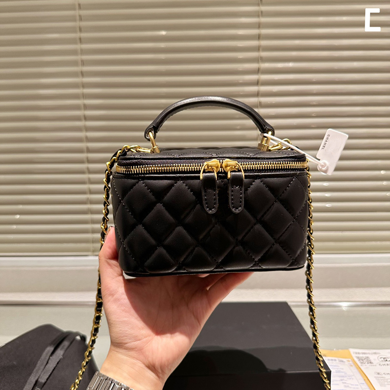 2024 New Women's Large Capacity Diamond Grid Single Shoulder Diagonal Cross Hand-held Small Square Bag, Famous Luxury Designer