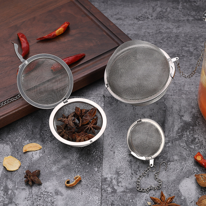 Multifunctional 5/7/9CM Spherical Mesh Tea Ball Infuser Wholesale-image-404115289