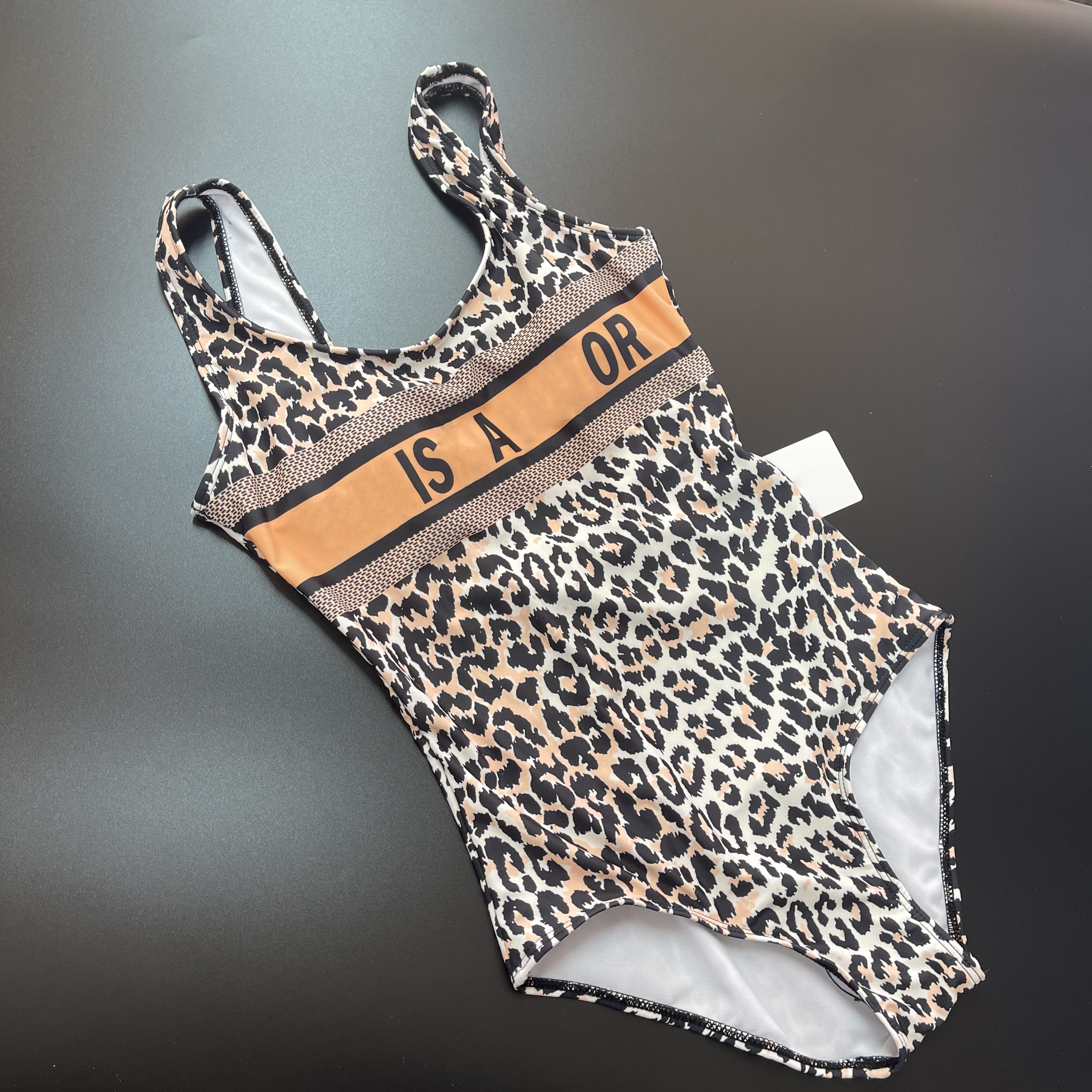Fashion Designer Couple's Swimsuit Swimwear Swim Wear Bikini One Piece Suits Print Ruffle Backless Shorts Sexy Bathing Suit 26590-image-708723701
