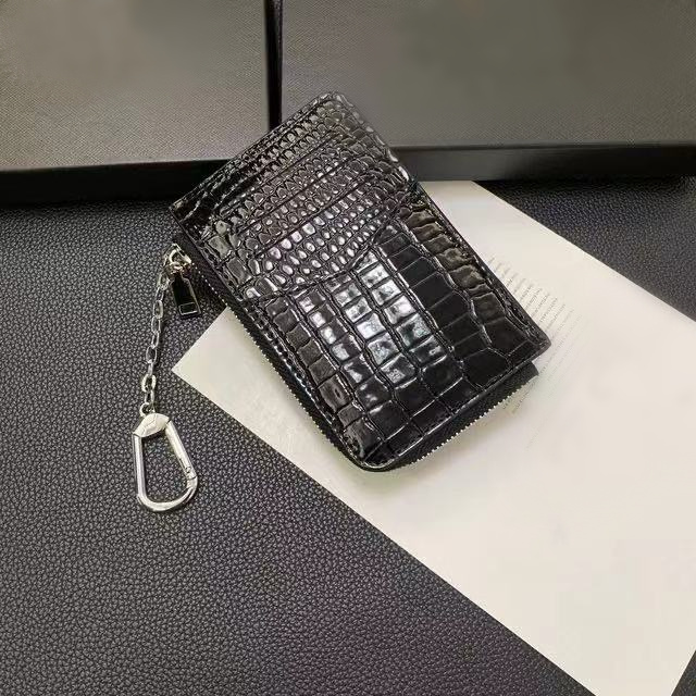 New Letter Version Keychains Men and Women Luxury Designer Zero Wallet Classic Key Chain Y Color Label Credit Card Small Card Bag 13.5X8.5cm