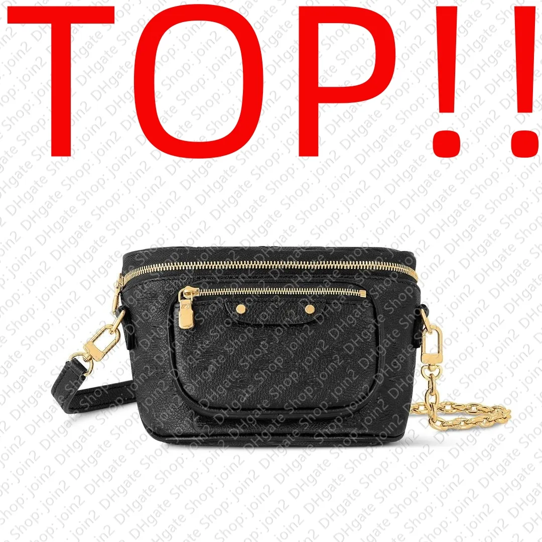 Waist Belt Bags TOP. M46917 MINI BUM Designer Handbag Purse Hobo Satchel Evening Tote Cross Body Chain Casual Bag-image-976656841