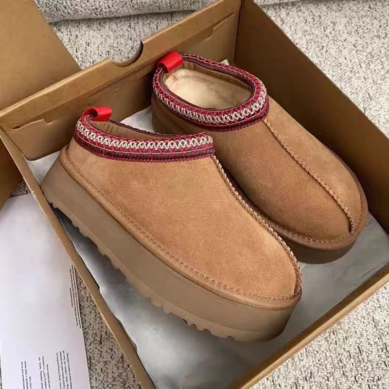 Livraison de livraison gratuite des pantoufles Tasman glissez pour les hommes femmes mule ultra mini bottes glissades de neige d'hiver mouton de