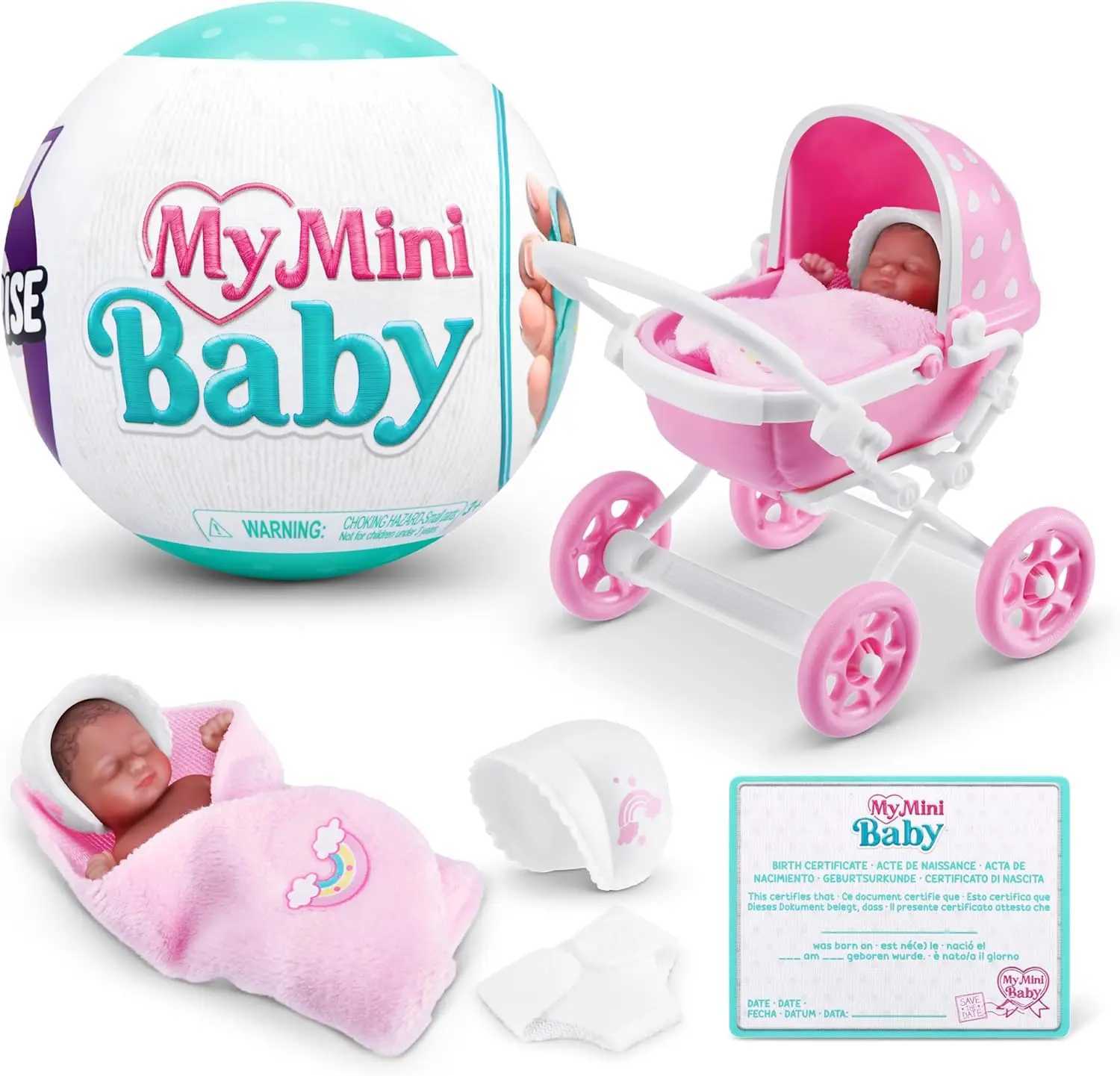 Hot Toys My Mini Baby Collectible Mystery Capsule Surprise Restic Miniature Baby Blind Box Toys W241106-image-1031172083