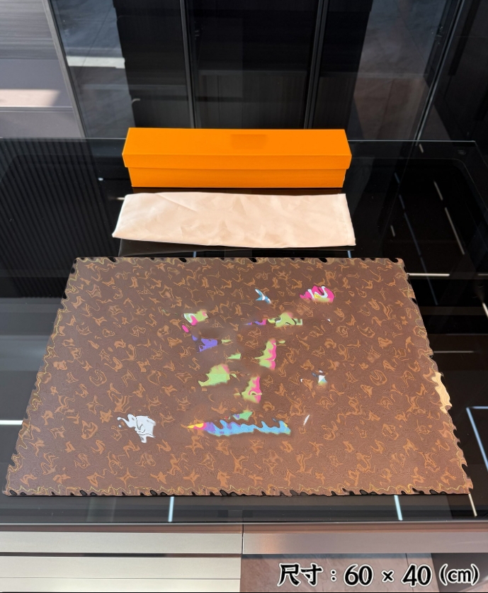 Luxury Table mat American presbyopia hotel restaurant heat insulation mat non-slip placemat household simple square western food