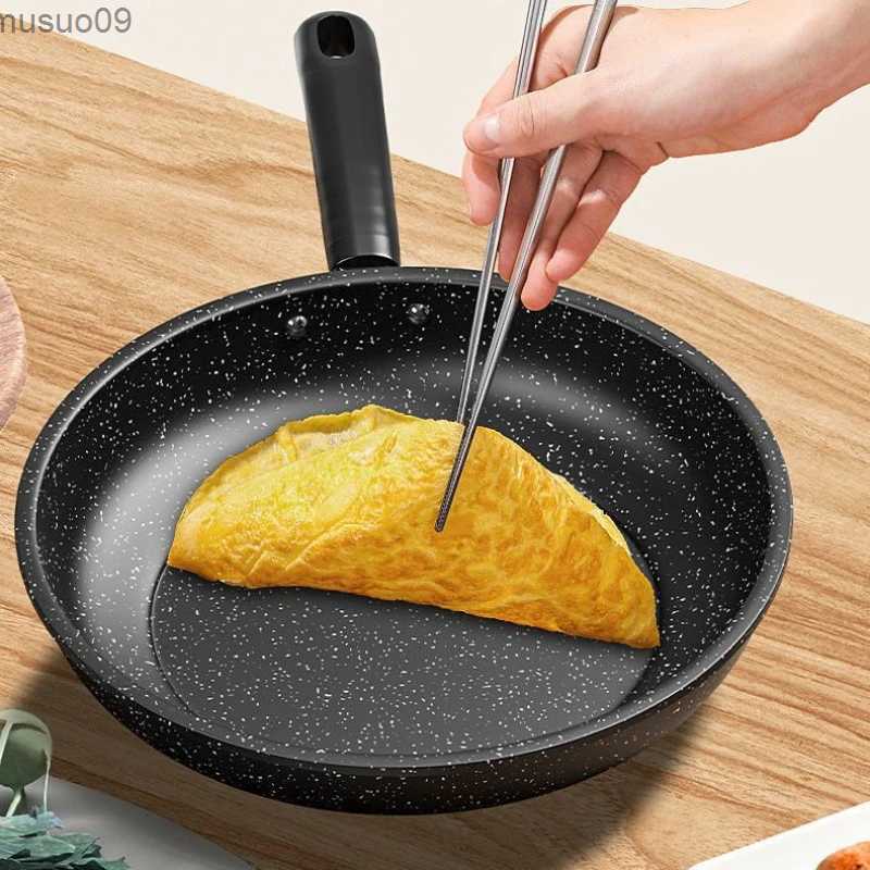 Pans Maifan Stone no stick fryer Saucepan fryer kitchen egg steak gas induction cooker L260529-image-1000465541