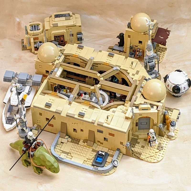 Inventory 60016 Mos Eisley Cantina compatible 75290 building blocks 3187 toys Birthday and Christmas gifts W241107-image-1031434715