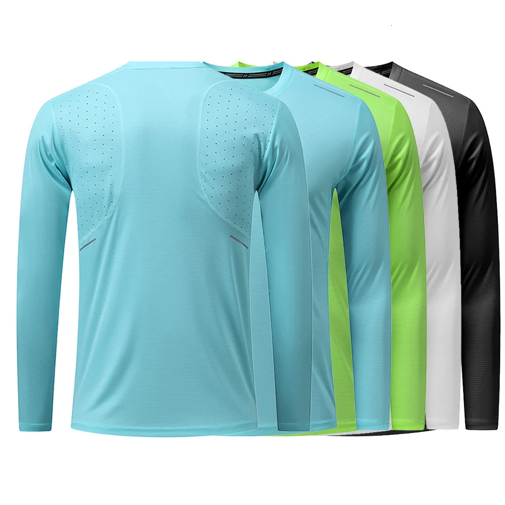 Compression à manches longues T-shirt Men élastique Tshirt Tshirt Gym Fitness Collons Sport Jersey Athletic Running 241108