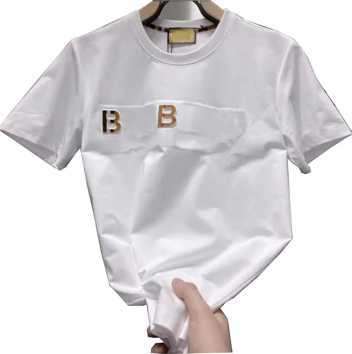Designer Luxury T-shirt masculin Summer Casual Short Shirt Tshirt T-shirt T-shirts de haute qualité Tops pour hommes femmes 3D Lettres monogrammé
