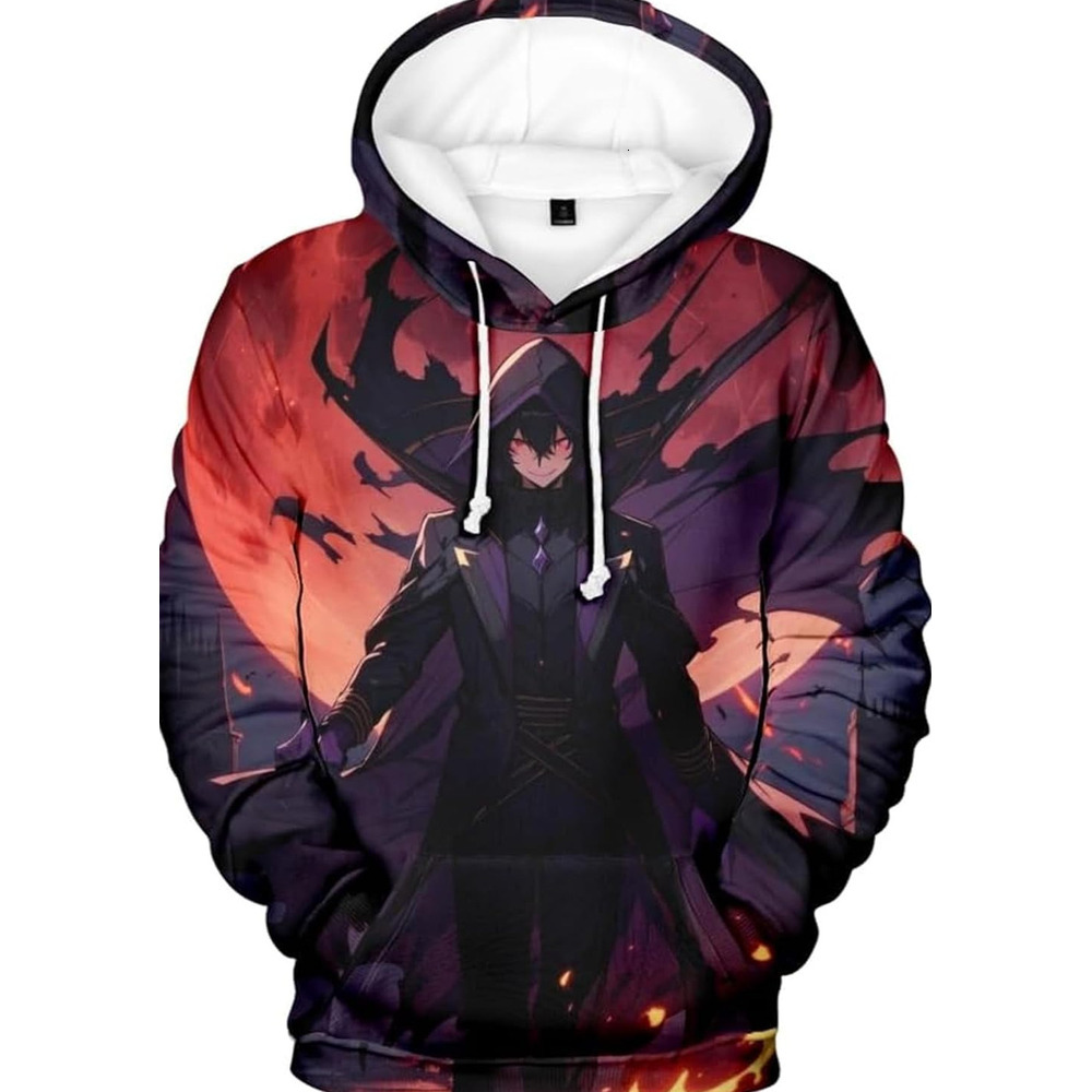 Hoodie for Mens Womens Anime The Eminence in Shadow Hoodie Kageno Cid Jacket Sweatshirt Sweater Hoody Costume Cosplay Graphic